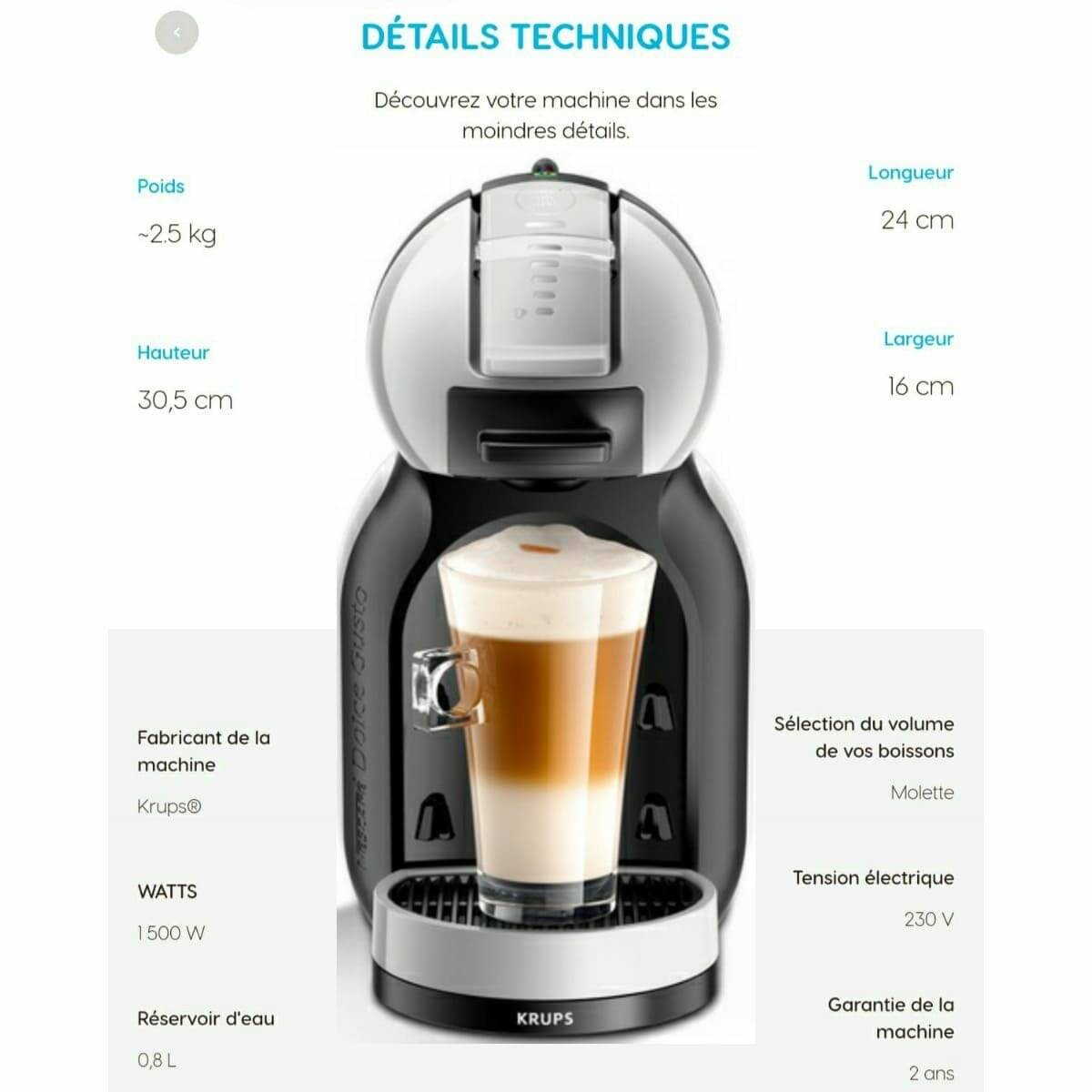 Nescafe Dolce Gusto Mini Me Automatique – Image 8