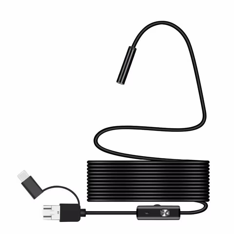 Caméra Endoscope 8mm 1080P HD - USB Étanche avec Câble Flexible 2M et 8 LED pour Android et PC (Kinshasa) – Image 2