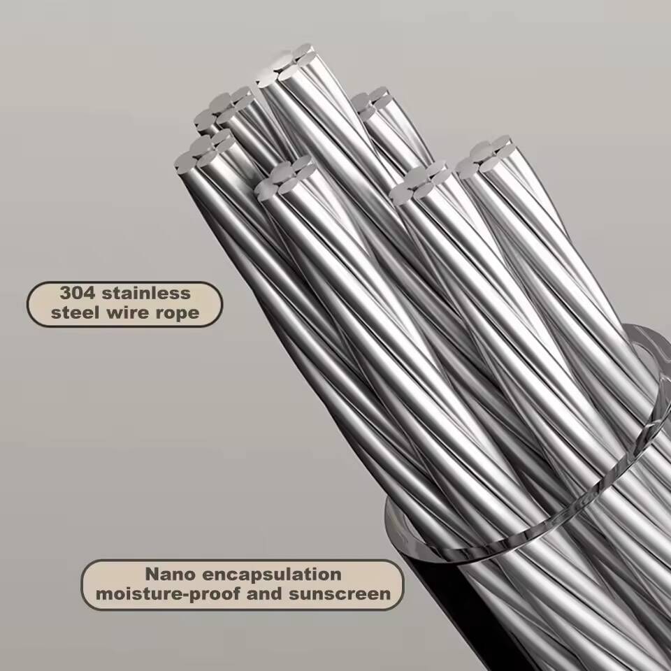 Corde à Linge Rétractable en Acier Inoxydable – Séchoir Gain de Place pour la Maison – Image 4