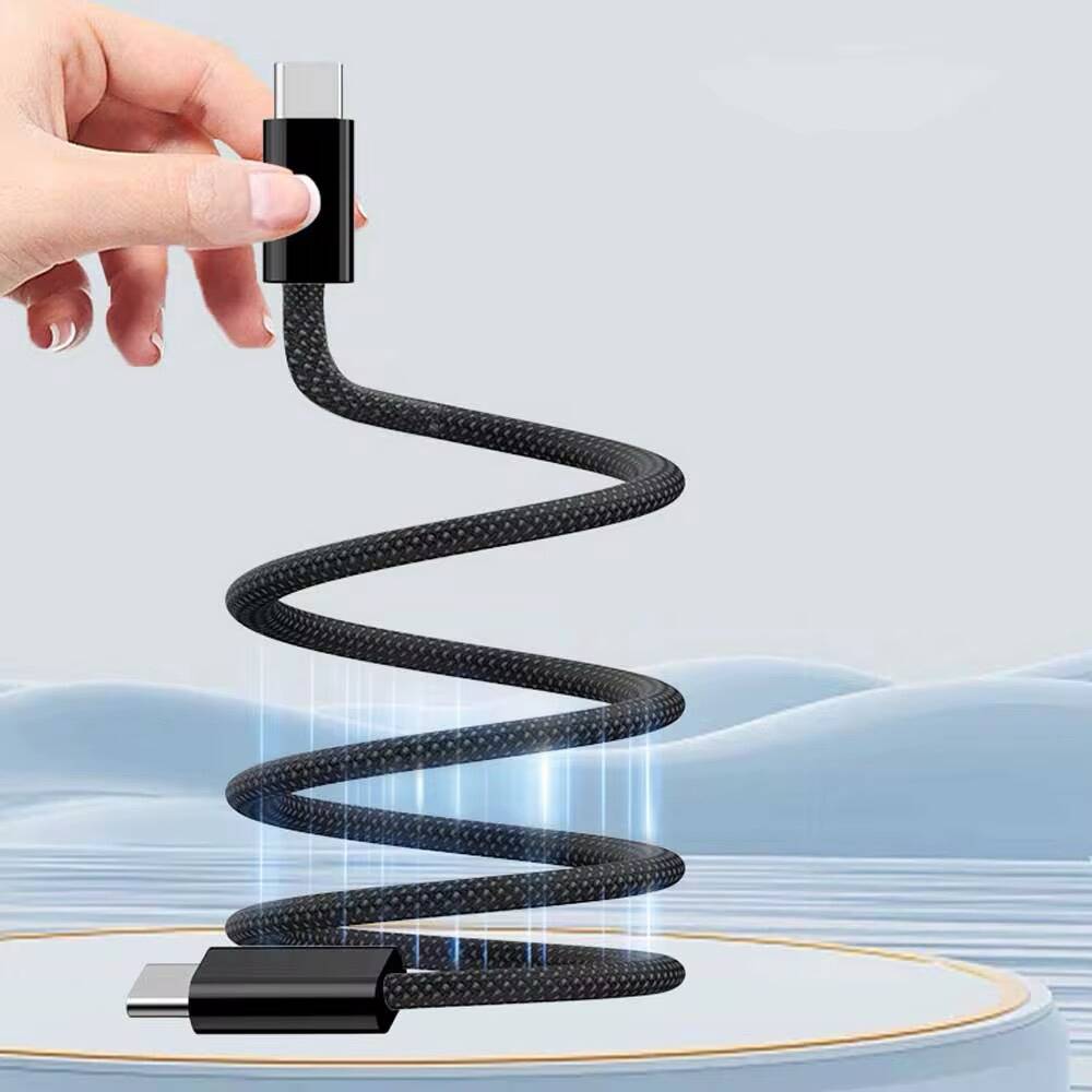 Câble USB-C Magnétique Auto-Enroulant 60W | Charge Rapide – Compatible iPhone 15/16, Samsung, Android – Image 3