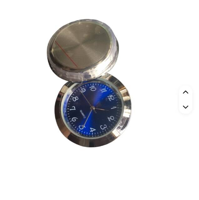 Mini Horloge à Insérer 36mm – Cadran Bleu Quartz – Image 3