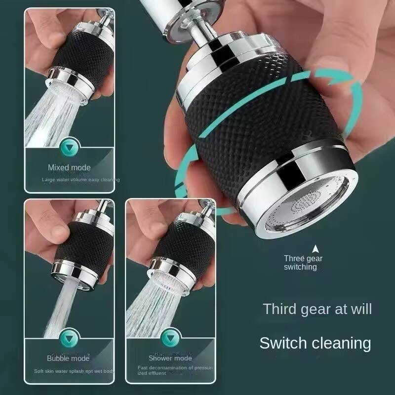 Adaptateur de Robinet de Cuisine Universel 3 Modes – Rotation 360° avec Filtre Économiseur d’Eau – Image 2