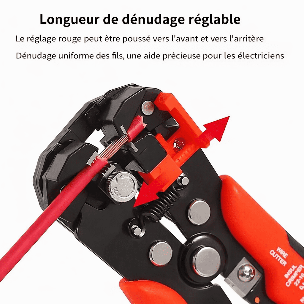 Pince Électricien 5-en-1 – Dénudeur, Coupe-Fil, Sertisseuse et Outil Multifonction (Lubumbashi) – Image 3