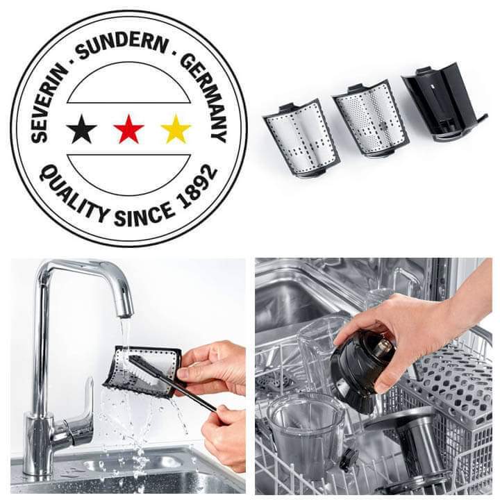 Extrateur À Jus + Sorbetiere + Confiture 150W SEVERIN ES 3571 – Image 4