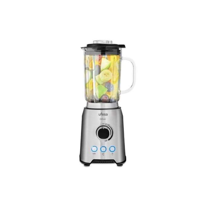 Ufesa Blender 1,75 L deluxe professionnelle 3 fonctions spéciales: Turbo, Glace et Smoothie Inox 1200W