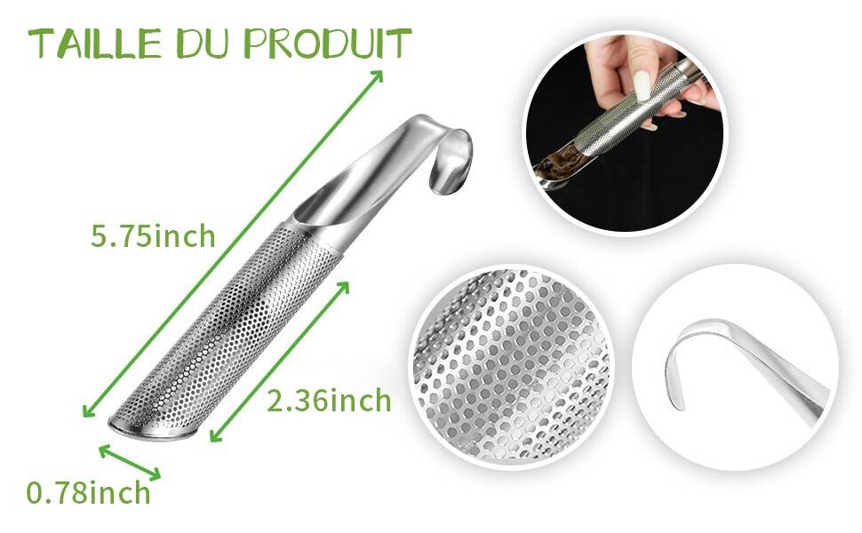 Pack de 2 infuseurs de thé en acier inoxydable 304 – Image 6