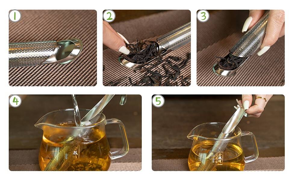 Pack de 2 infuseurs de thé en acier inoxydable 304 – Image 5