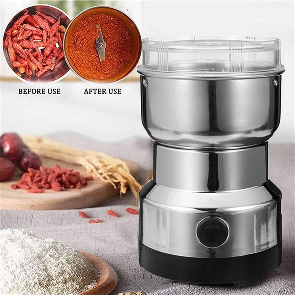 Moulin à grains électrique 150g, broyeur à dosettes de café Machine – Image 5