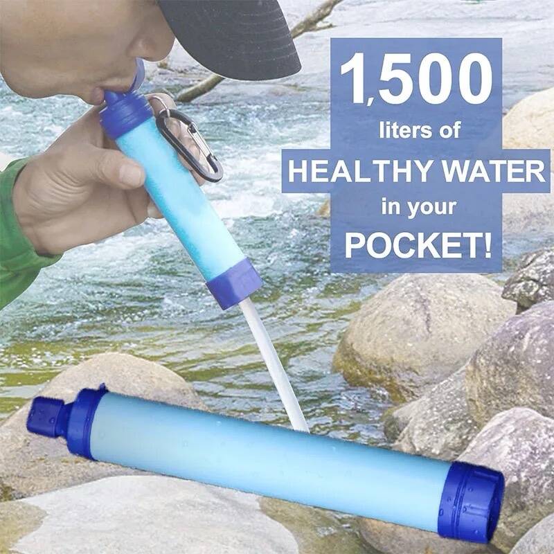 Purificateur d'eau portable d'urgence, filtre à eau