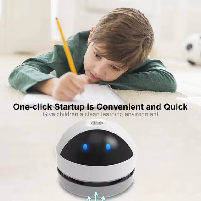 Mini Aspirateur de Bureau : Nettoyeur Compact pour Table et Bureau avec Brosse – Image 5