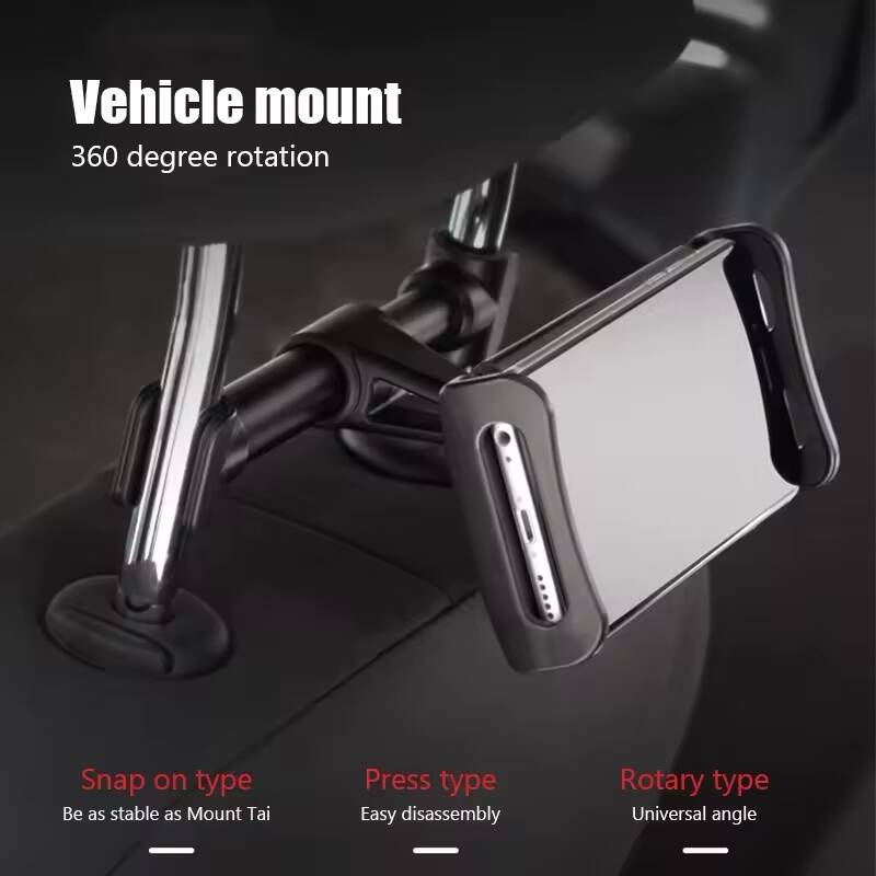 Support Tablette & Téléphone pour Siège de Voiture – Support Ajustable Rotatif pour Appuie-Tête – Image 6