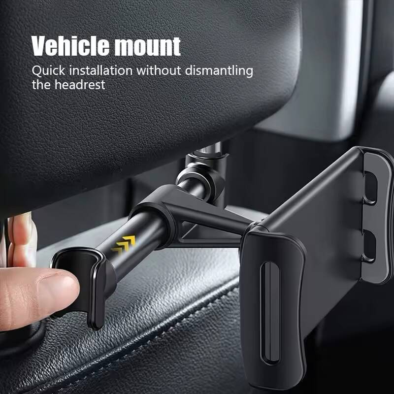 Support Tablette & Téléphone pour Siège de Voiture – Support Ajustable Rotatif pour Appuie-Tête – Image 7