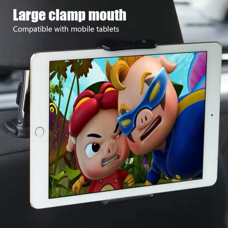 Support Tablette & Téléphone pour Siège de Voiture – Support Ajustable Rotatif pour Appuie-Tête – Image 2