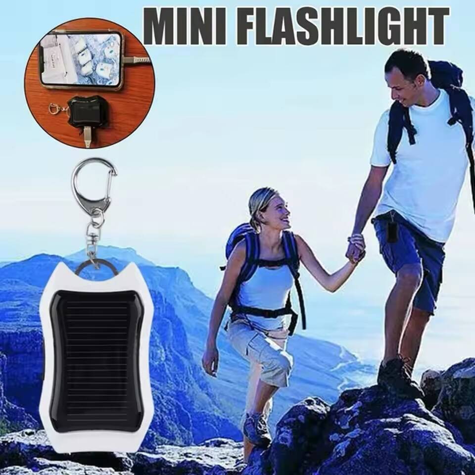 Mini Chargeur Solaire Portable – Porte-Clés Écologique pour Téléphone – Image 4