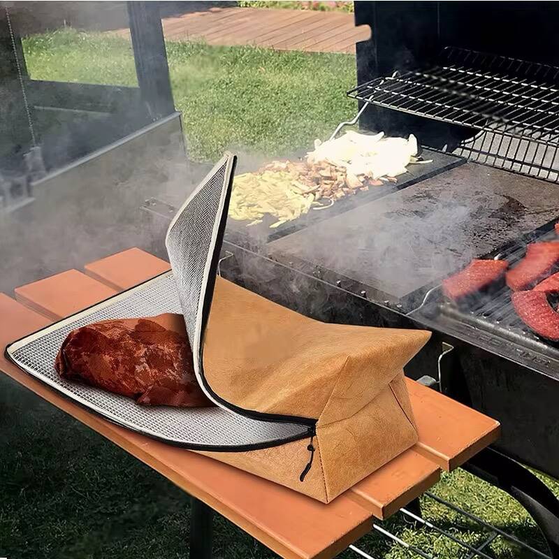 Couverture BBQ Isotherme – Réutilisable et Pliable, Garde la Viande Tendre et Juteuse