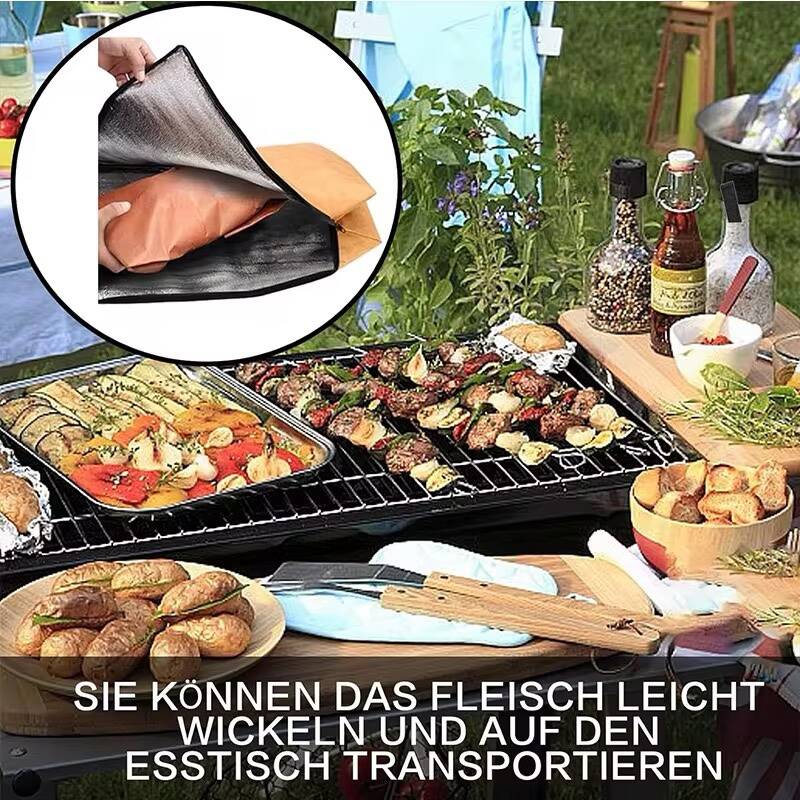 Couverture BBQ Isotherme – Réutilisable et Pliable, Garde la Viande Tendre et Juteuse – Image 2