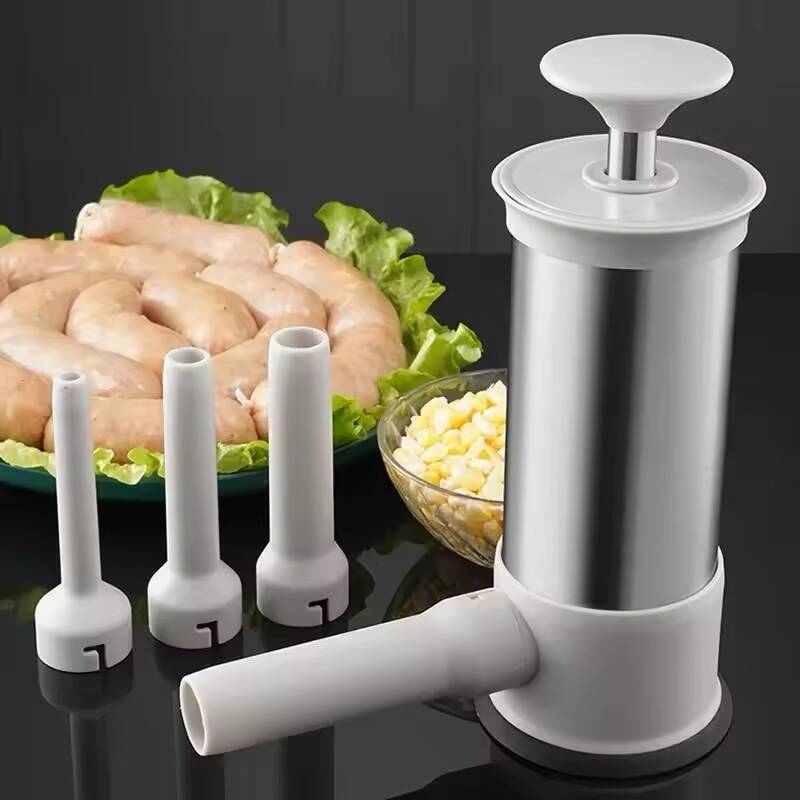 Poussoir à Saucisses Manuel en Acier Inoxydable 304