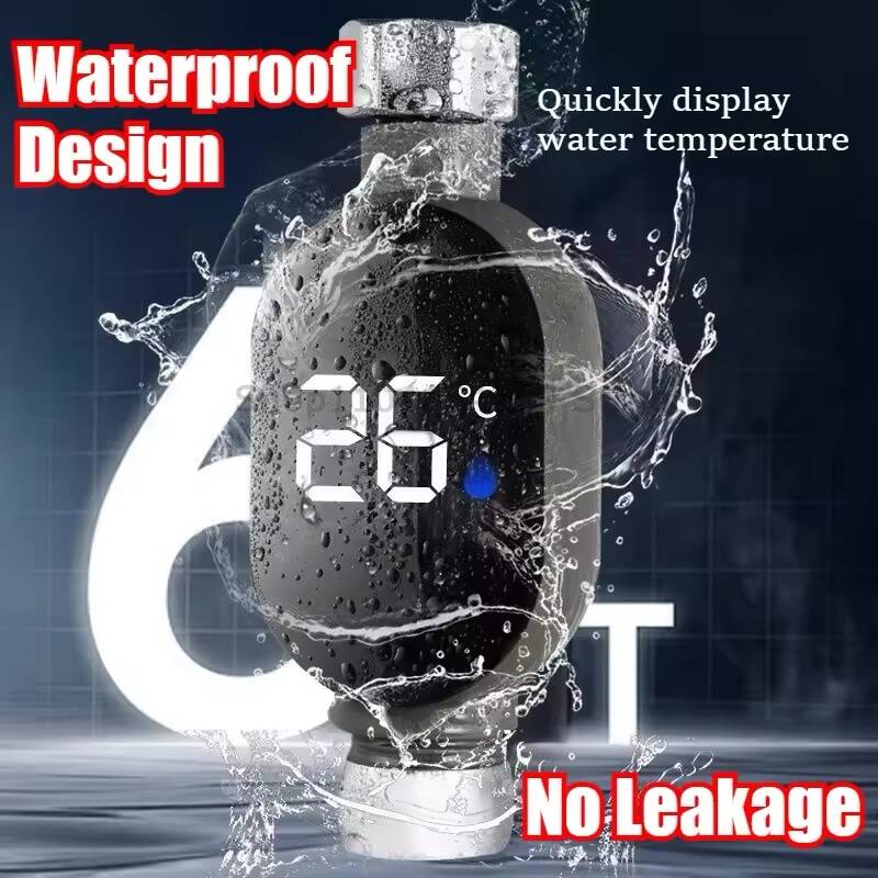 Thermomètre de Douche LED Noir – Affichage Numérique Précis 0–99°C pour Salle de Bain – Image 3