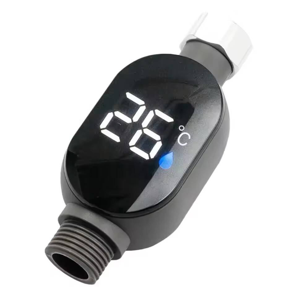 Thermomètre de Douche LED Noir – Affichage Numérique Précis 0–99°C pour Salle de Bain – Image 7