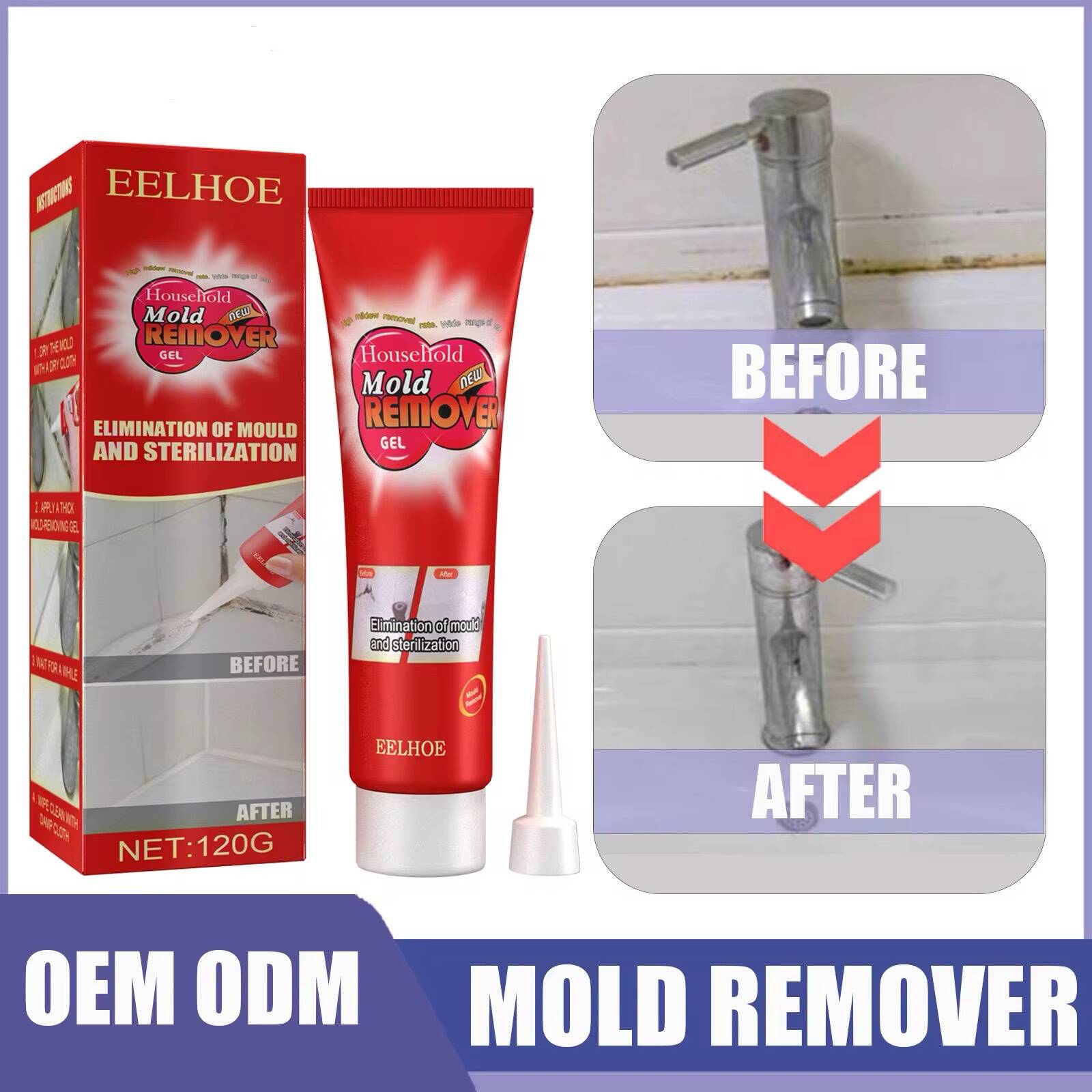 Gel Anti-Moisissure Puissant – Carrelage, Murs, Joints & Machine à Laver – Image 4