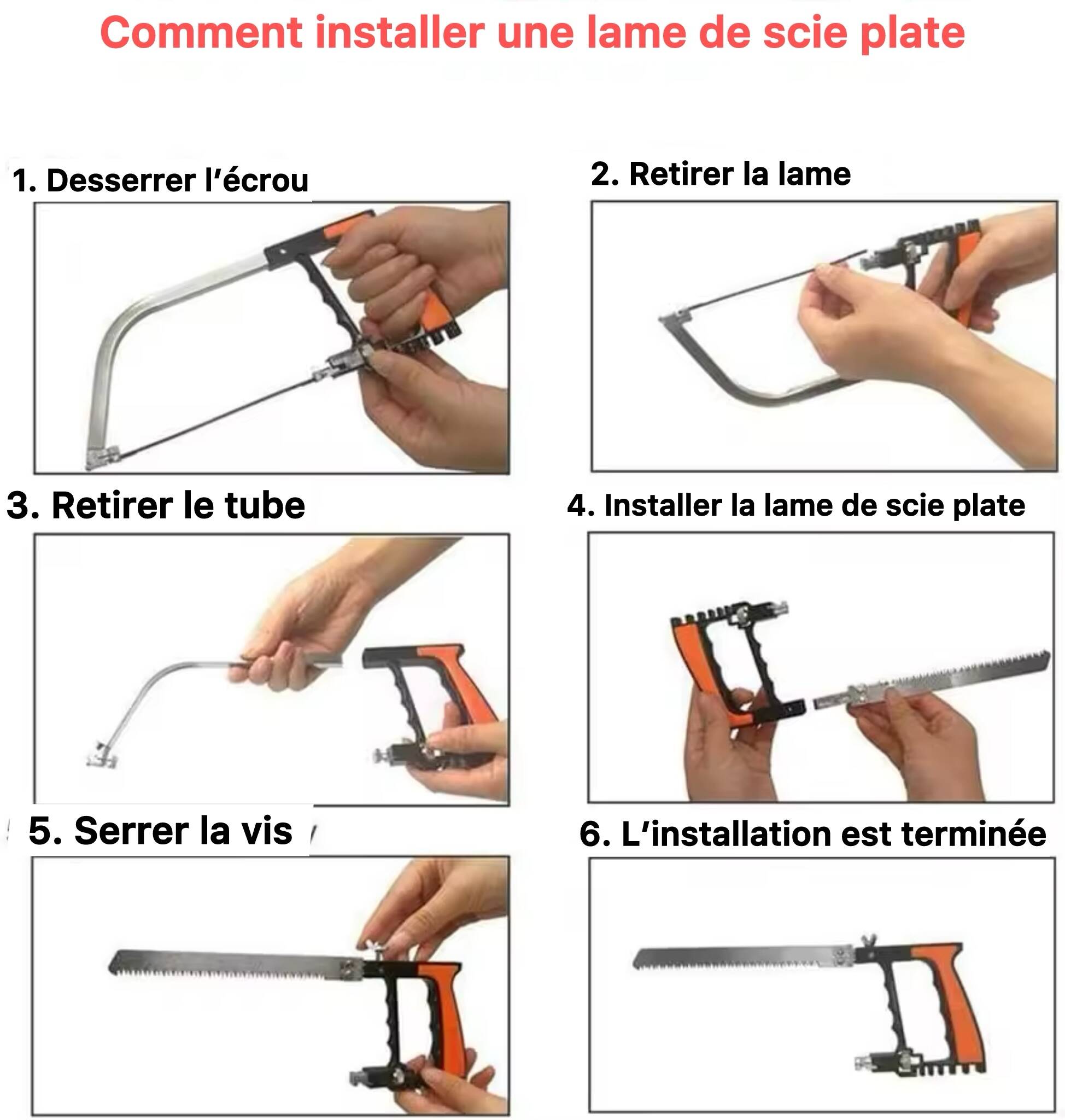 Set de Scies Multifonctions 12 Pièces – Kit de Découpe Bois, Métal & Verre + Boîte de Rangement – Image 3