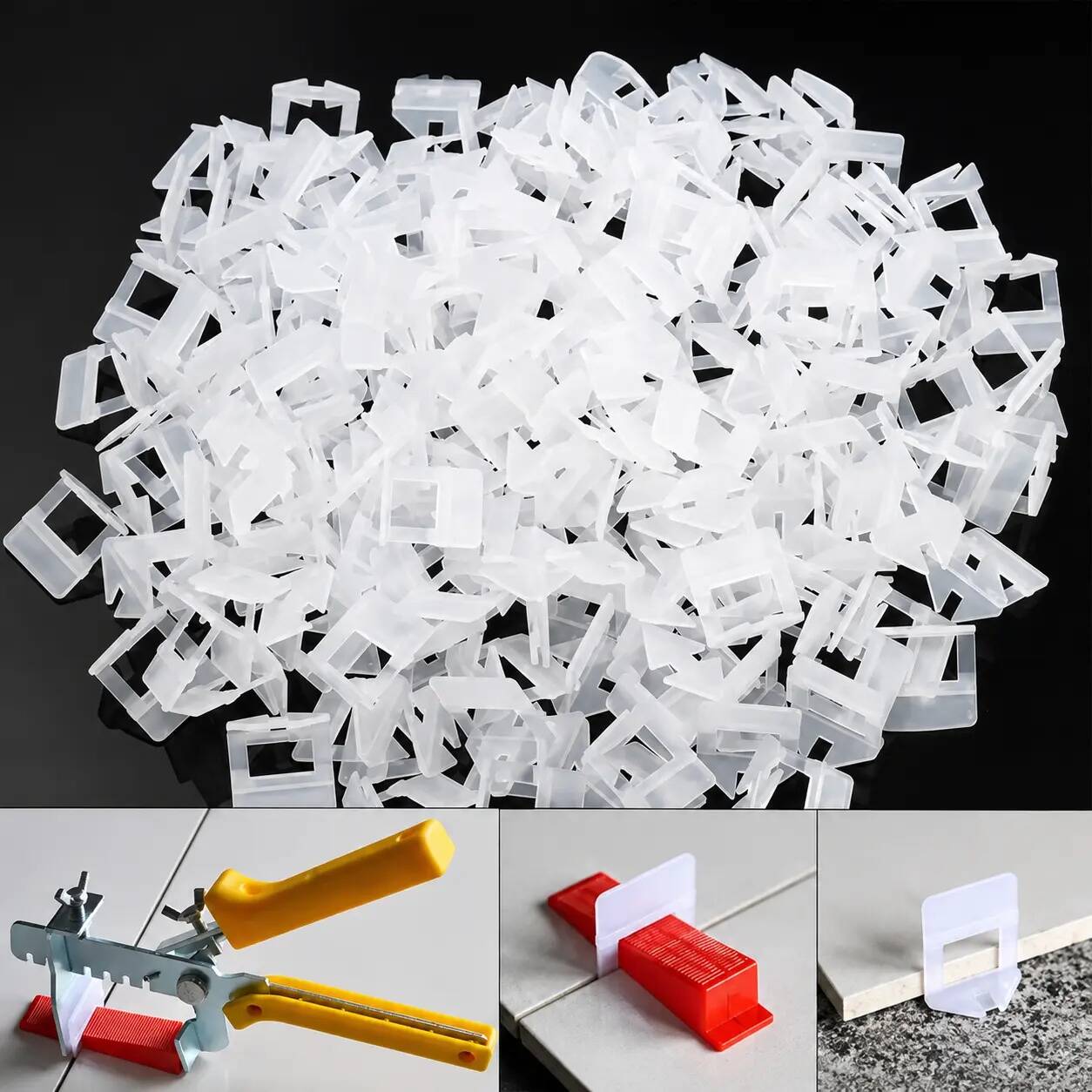 Kit Nivellement Carrelage Pro 131 Pièces + 100 Croisillons Offerts – Image 4