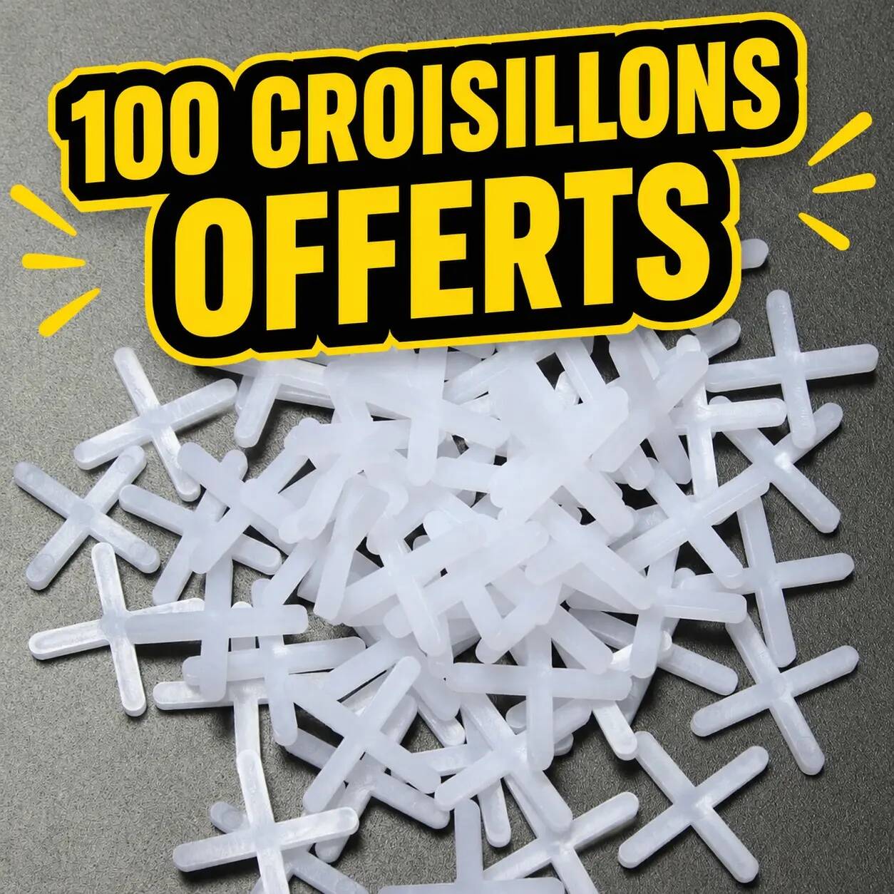 Kit Nivellement Carrelage Pro 131 Pièces + 100 Croisillons Offerts – Image 2