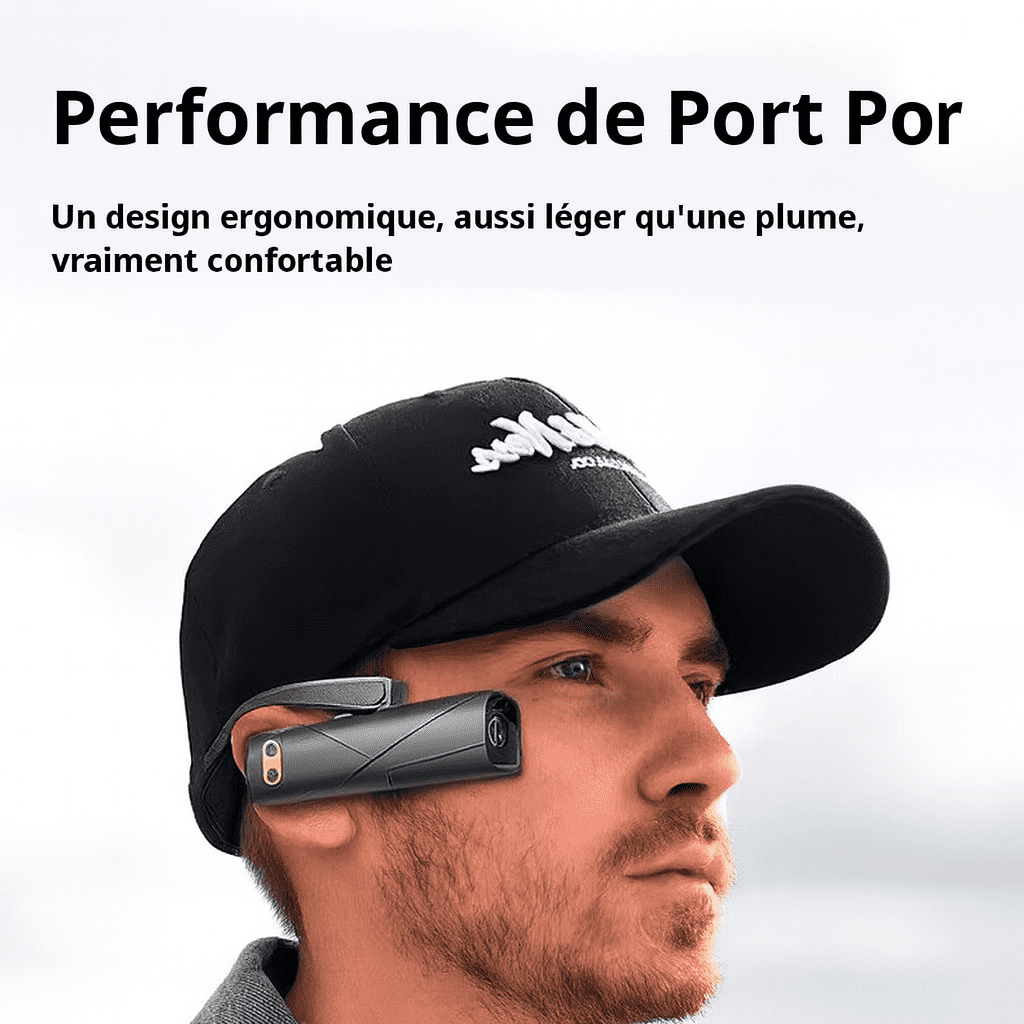 Lampe Frontale Multifonction Ultra-Légère – Torche Rechargeable à Fixation Oreille – Image 3