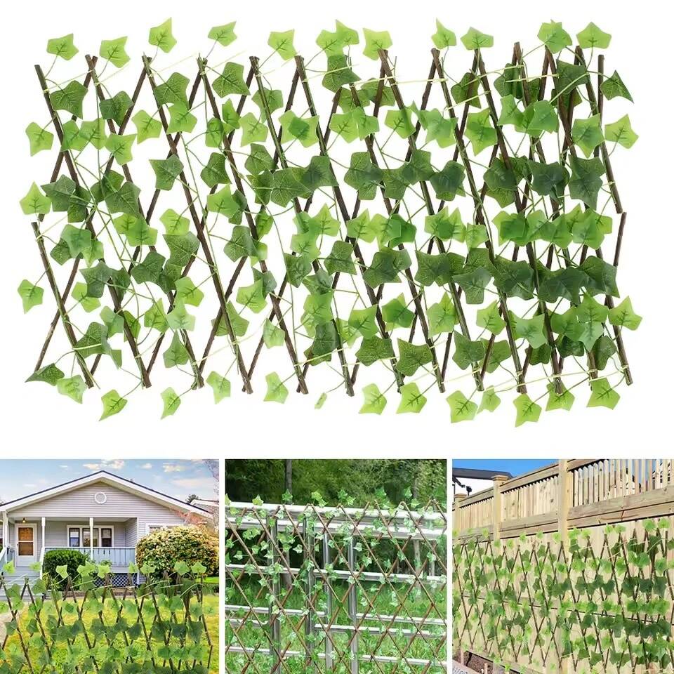 300cm Brise-Vue Extensible en Lierre Artificiel | Haie Décorative Occultante – Image 2