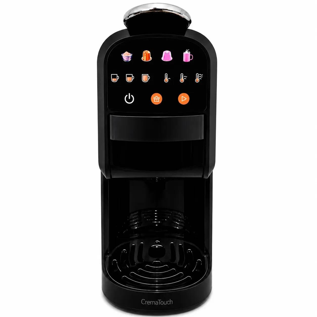 CremaTouch 3-en-1 | Café Moulu, Nespresso® & Dolce Gusto® | 20 Bars + Verre Offert