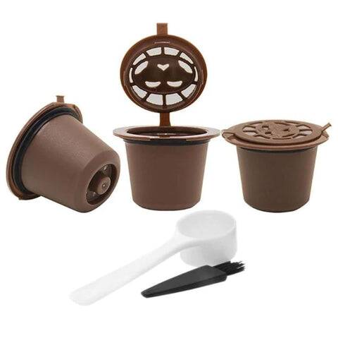 Pack 3 Capsules Rechargeables Plastiques Nespresso