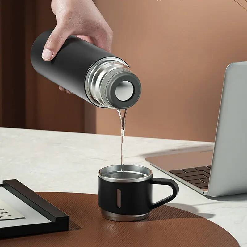 Bouteille Isotherme en Acier Inoxydable de 500ml, Grande Capacité, Conserve le Froid et la Chaleur – Image 5