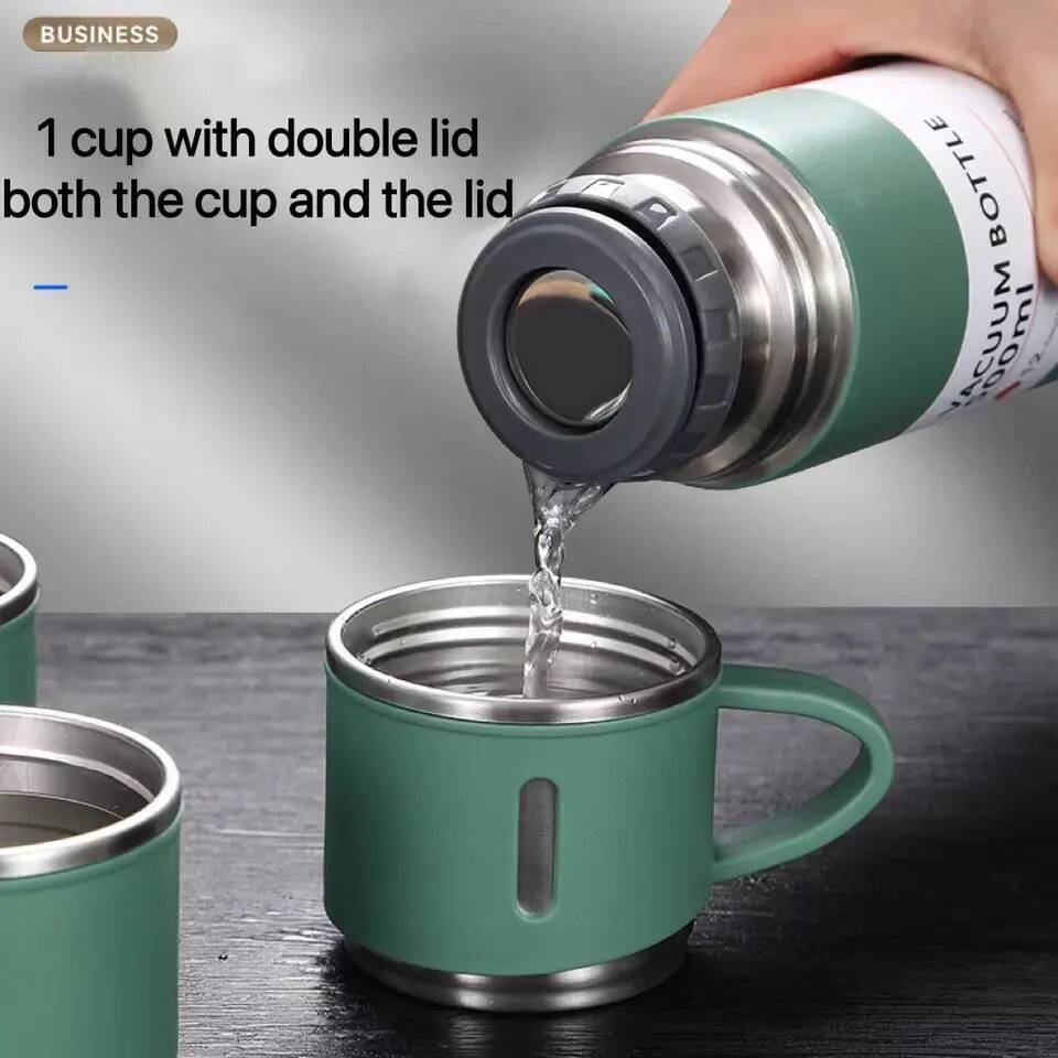 Bouteille Isotherme en Acier Inoxydable de 500ml, Grande Capacité, Conserve le Froid et la Chaleur – Image 6