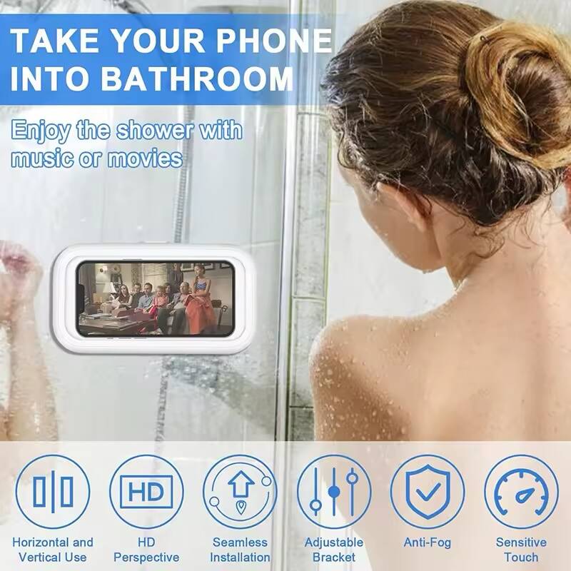 Support Étanche Téléphone Douche – Boîtier Mural Réglable & Rotatif – Image 5