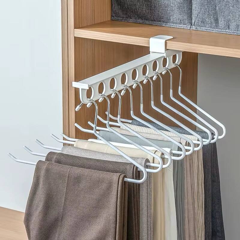Support Luxe – Rangement Double Rail avec Éponge Antidérapante pour économiseur d'espace