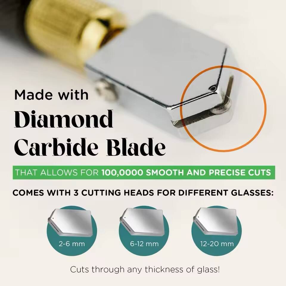 Coupe-Verre Diamant Professionnel (Lot de 5) – Verre, Miroir & Carrelage 2–20mm – Image 2