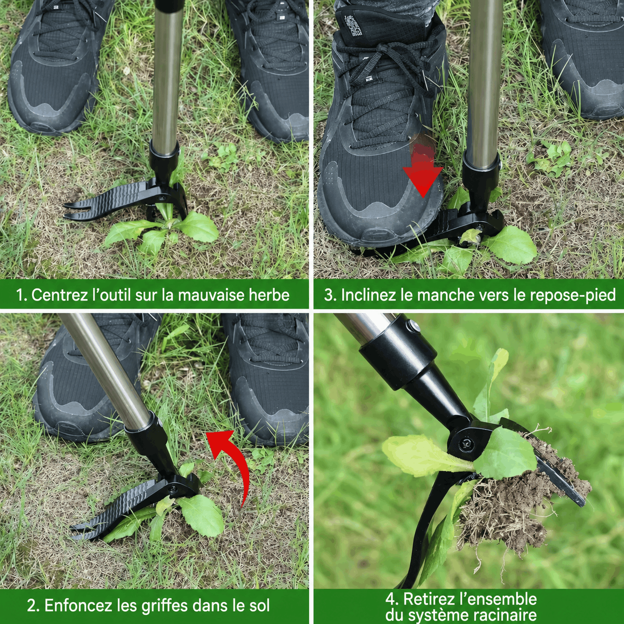 Désherbeur Sans Effort pour Mauvaises Herbes – Jardin & Pelouse – Image 5
