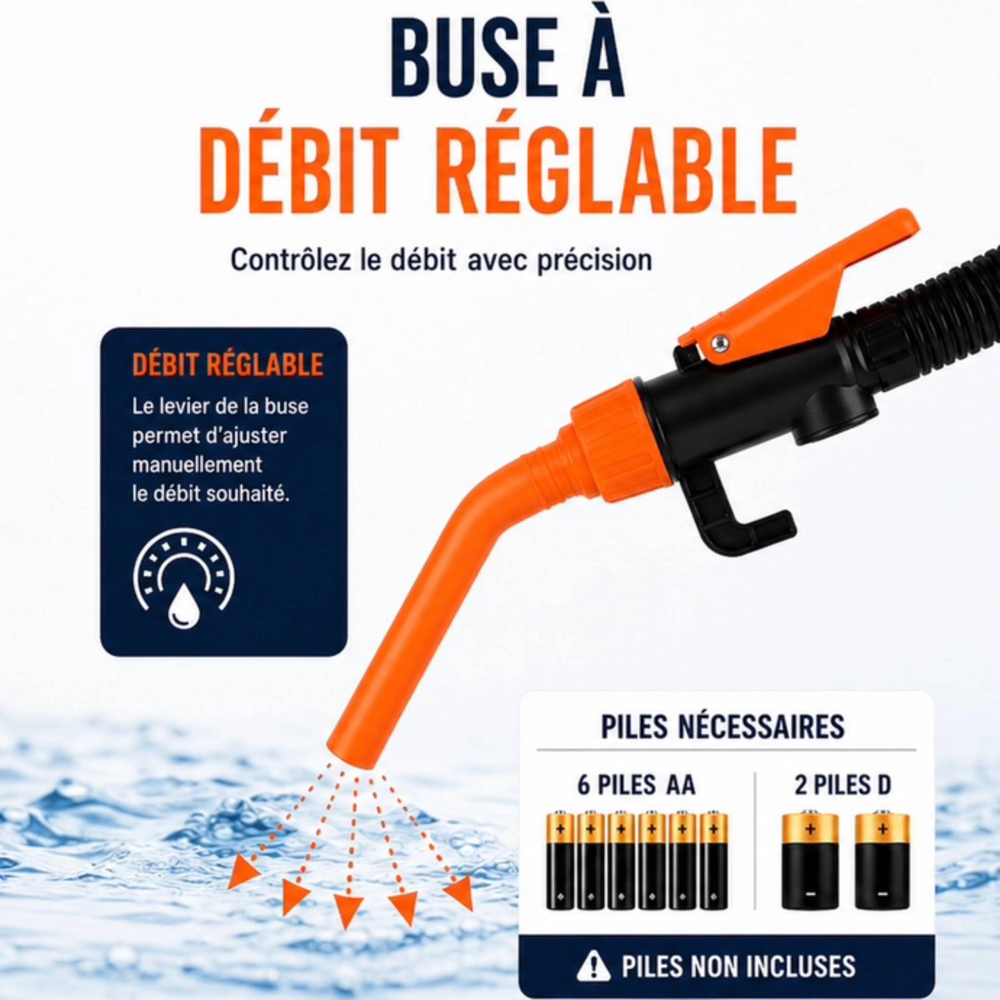 Pompe Électrique Portable de Transfert d’Huile & Carburant – Siphon Automatique – Image 2