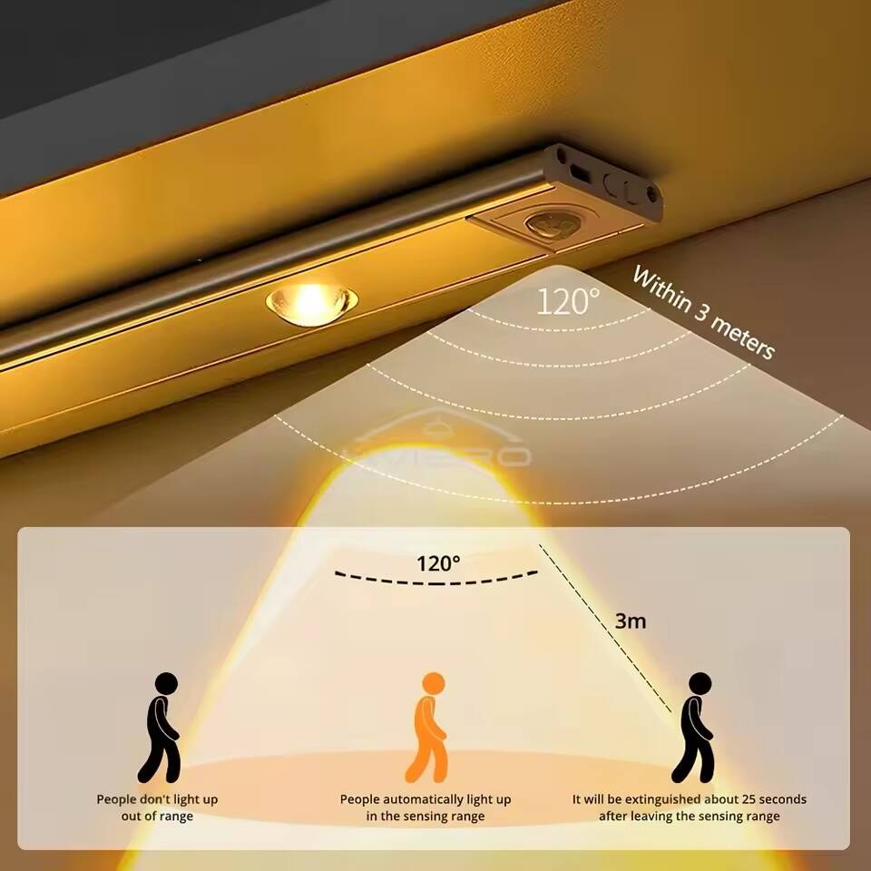 Lampe LED 40 cm à Détection de Mouvement – Éclairage Mince et Sans Fil pour Cuisine, Chambre, Placard (Kinshasa) – Image 6