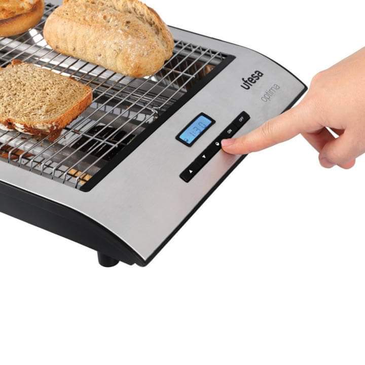 Flat Toaster Inox, 650W, Lcd Display UFESA TT7920 Optima – Image 2