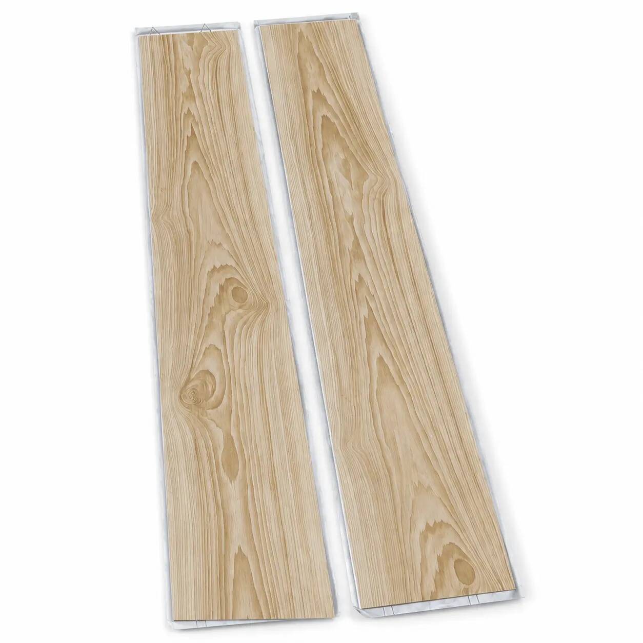 Pack 36 Lames PVC Effet Chêne Clair 2 mm – Sol Vinyle Étanche 15×91 cm