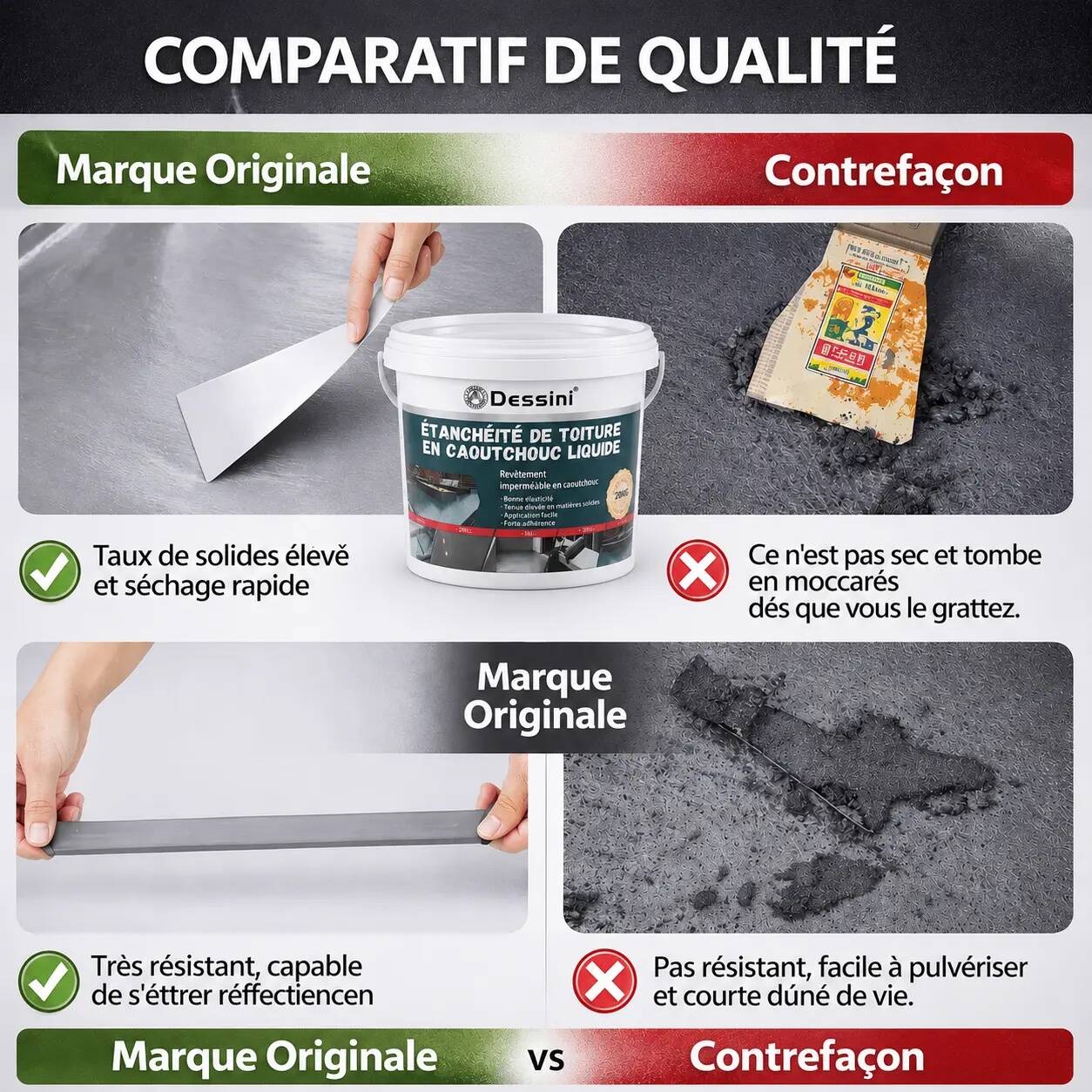 5KG Peinture Silicone Gris – Résistante, Anti Fuite et Moisissure & Réfléchit la Chaleur – Image 2