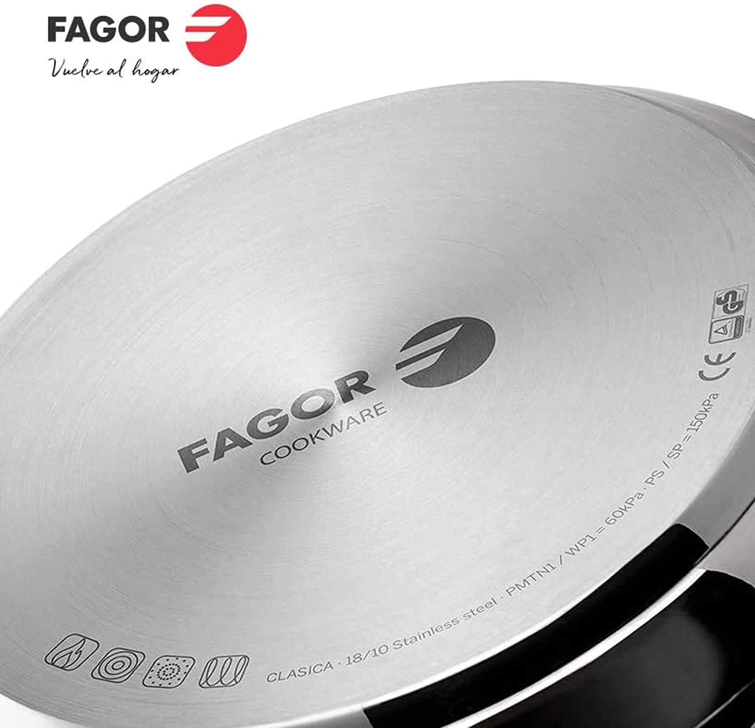 Fagor CLASSIC Cocotte 6 Litres en inox autocuiseur – Image 4