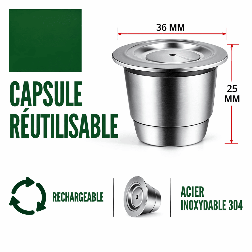 Capsules Rechargeable inox Nespresso â Image 3