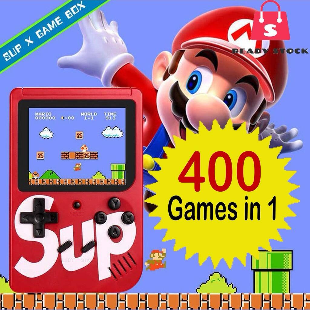 SUP X Game Box 400 , Consol de jeu, Console de jeu Portable, se connecter à un téléviseur – Image 4