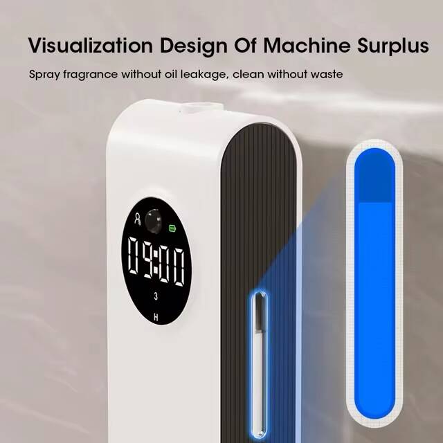 Diffuseur d'Aromathérapie Intelligent à Capteur Automatique - Désodorisant Mural USB avec Fonction Horloge – Image 5
