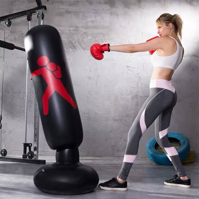 Sac de Boxe Gonflable 160cm: Pour Enfants et Adultes, Libre et Résistant – Image 3