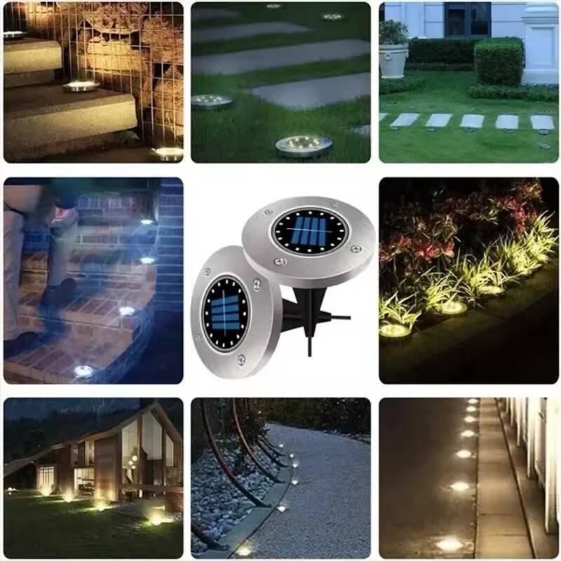 Pack de 4 Projecteurs Solaire LED 8W – Éclairage Extérieur Décoratif pour Jardin et Terrasse – Image 5