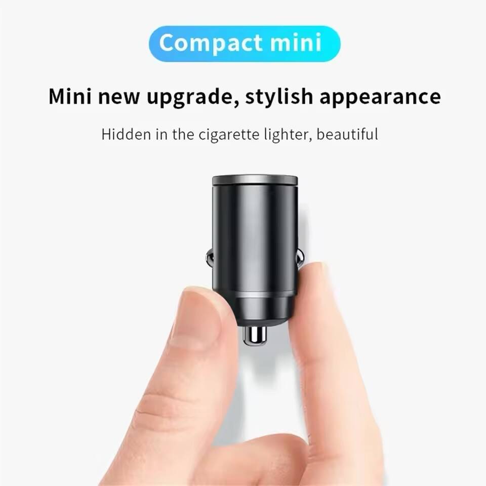 Mini Chargeur Voiture 100W USB Double Port – Ultra Rapide, Aluminium Premium – Image 4